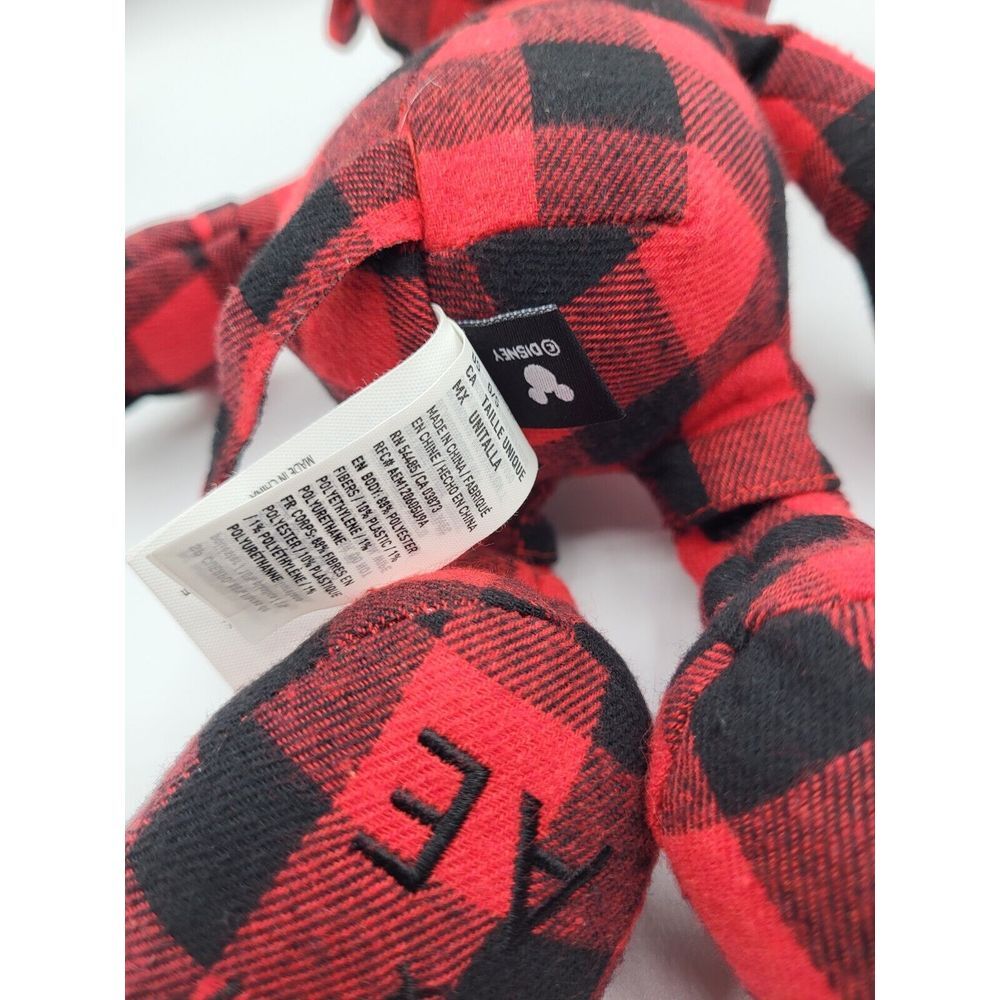 Disney Mickey Mouse X‎ AE American Eagle Special Edition Plush Doll Red Plaid - Picture 3 of 5
